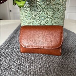 Vintage Coach Sonoma Multifunction Wallet #4974 in saddle or british tan